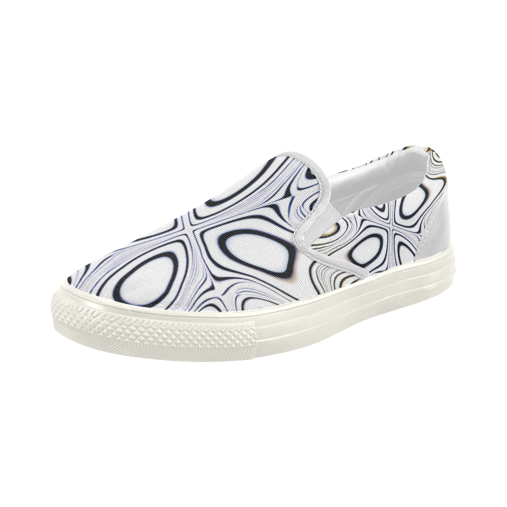 Blast-o-Blob #1 - Jera Nour Women's Slip-on Canvas Shoes (Model 019)