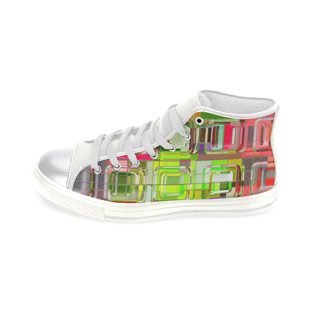 TechTile #6W - Jera Nour Women's Classic High Top Canvas Shoes (Model 017)