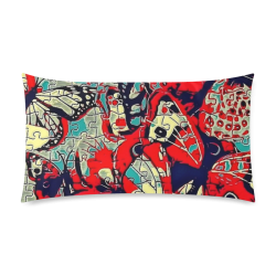 Butterfly by Popart Lover Rectangle Pillow Case 20"x36"(Twin Sides)