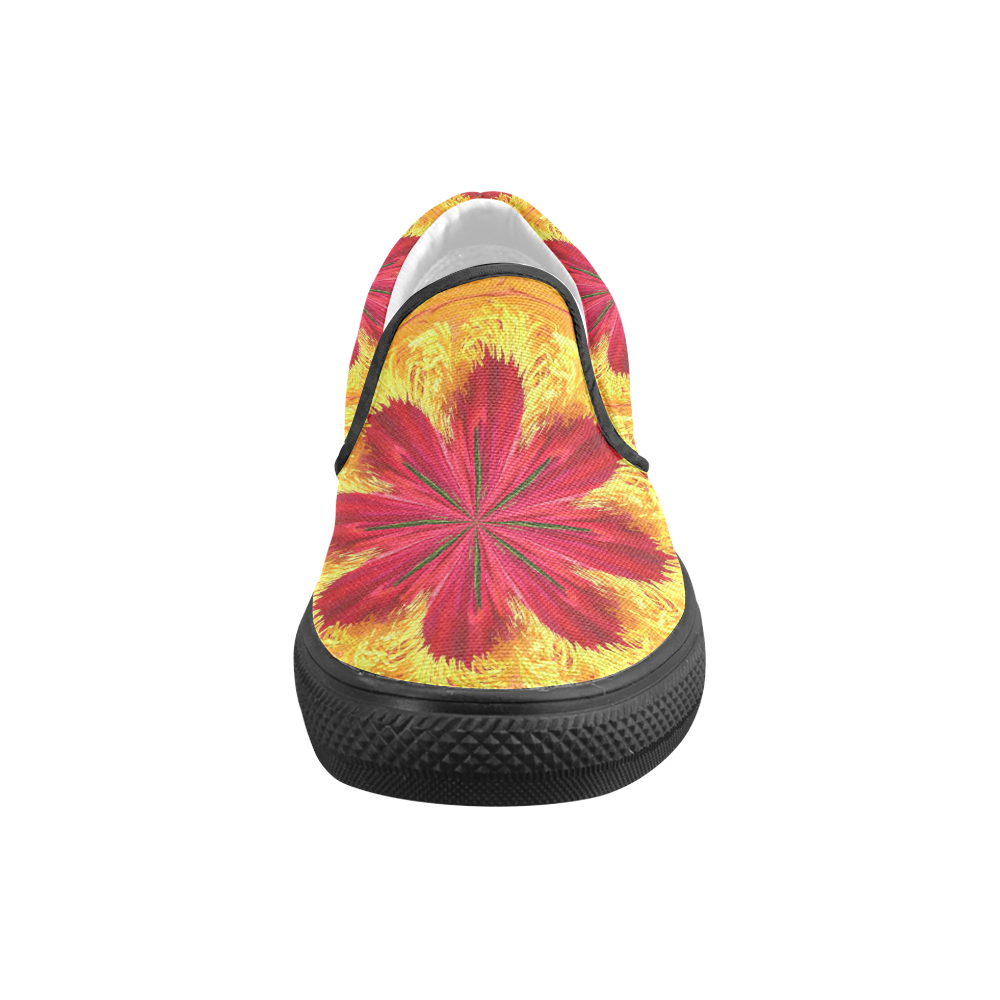 The Ring of Fire Men's Unusual Slip-on Canvas Shoes (Model 019)