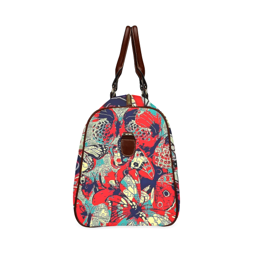 Butterfly by Popart Lover Waterproof Travel Bag/Large (Model 1639)