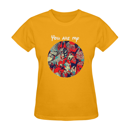 Butterfly by Popart Lover Sunny Women's T-shirt (Model T05)