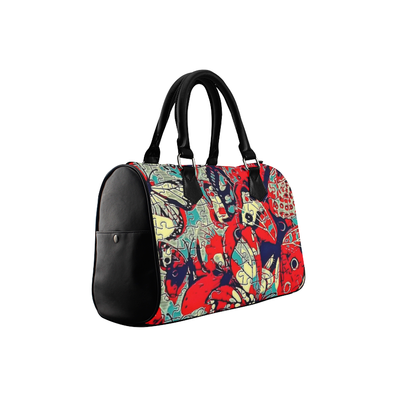 Butterfly by Popart Lover Boston Handbag (Model 1621)