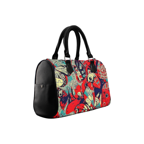 Butterfly by Popart Lover Boston Handbag (Model 1621)