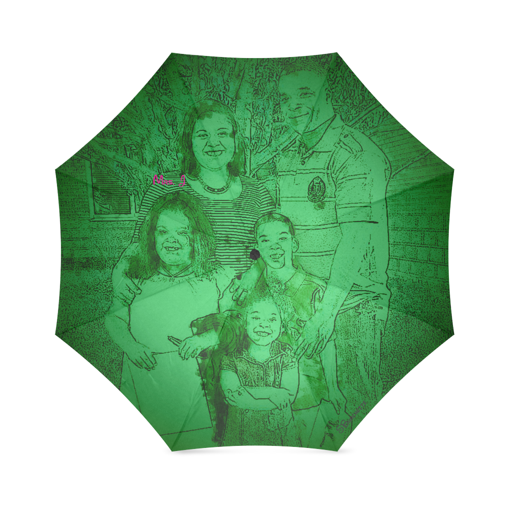 Brandon Family love Foldable Umbrella (Model U01)