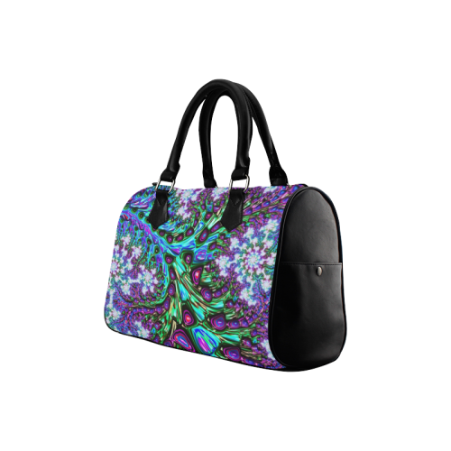 more colors in life fractal 24A Boston Handbag (Model 1621)