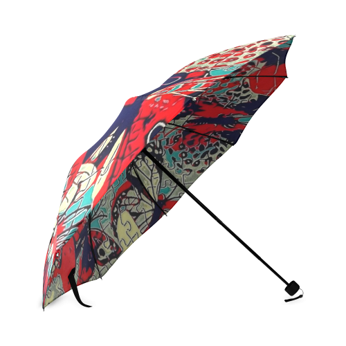 Butterfly by Popart Lover Foldable Umbrella (Model U01)