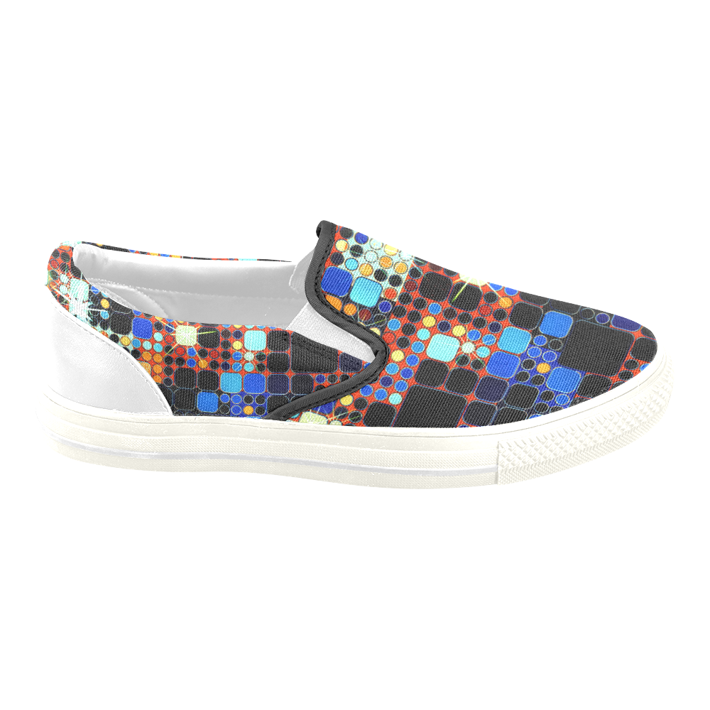 TechTile #7 - Jera Nour Women's Unusual Slip-on Canvas Shoes (Model 019)