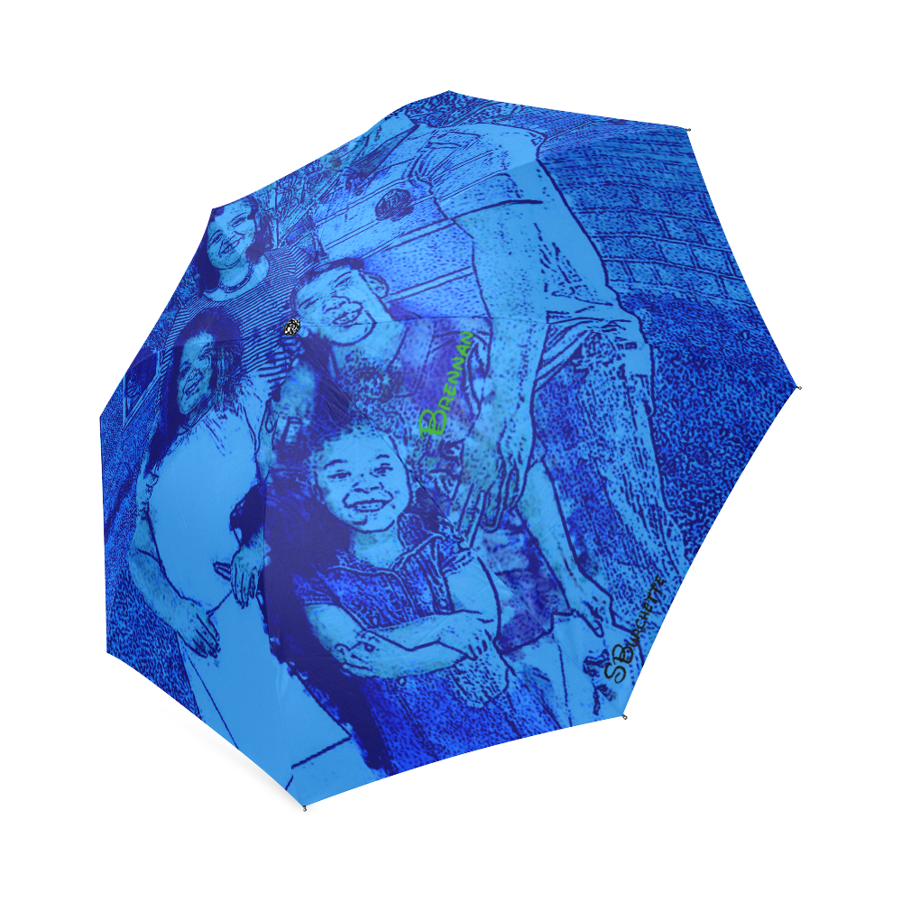 Brandon Family Foldable Umbrella (Model U01)