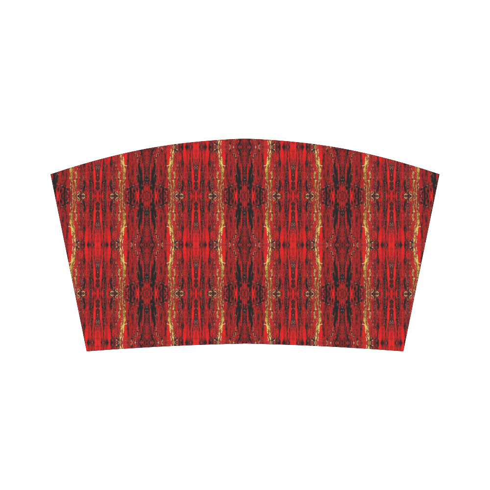 Red Gold, Old Oriental Pattern Bandeau Top