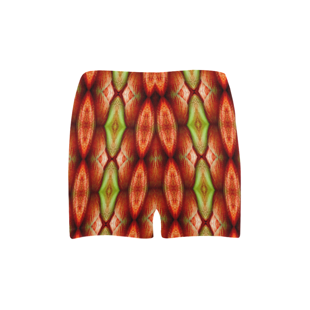 Melons Pattern Abstract Briseis Skinny Shorts (Model L04)