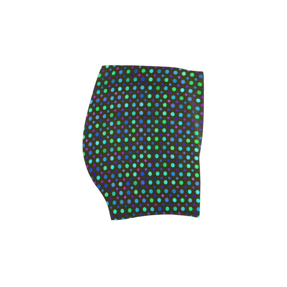 mixed dots 3 Briseis Skinny Shorts (Model L04)