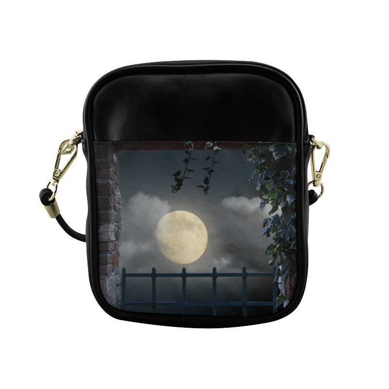 moon window by Martina Webster Sling Bag (Model 1627)