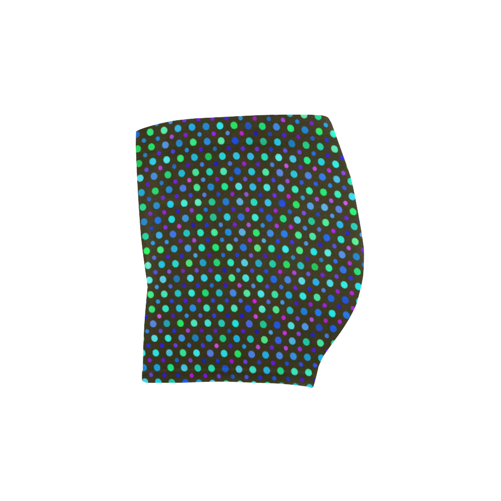 mixed dots 3 Briseis Skinny Shorts (Model L04)
