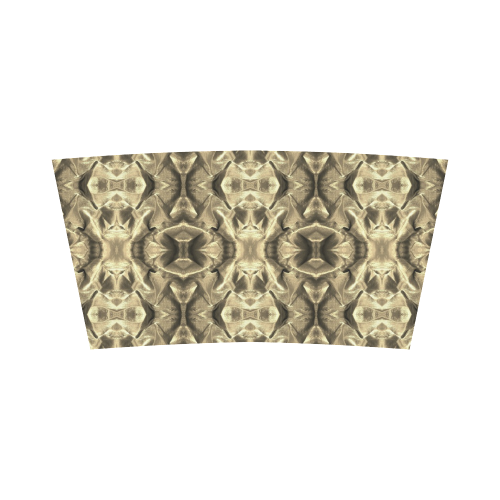 Gold Fabric Pattern Design Bandeau Top