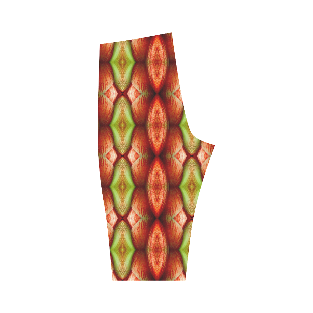 Melons Pattern Abstract Hestia Cropped Leggings (Model L03)