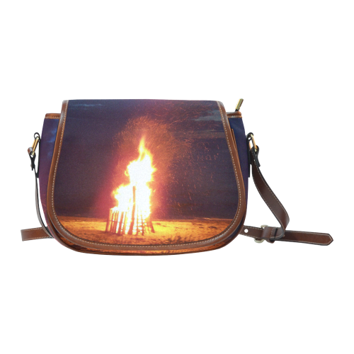 Beach Bonfire Blazing Saddle Bag/Large (Model 1649)