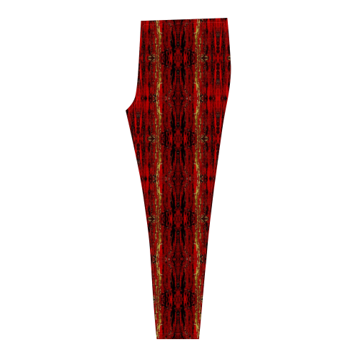 Red Gold, Old Oriental Pattern Cassandra Women's Leggings (Model L01)