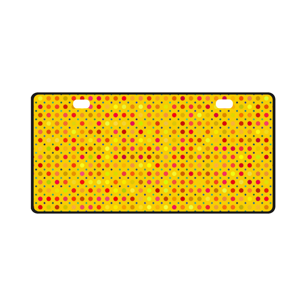 mixed dots 1 License Plate