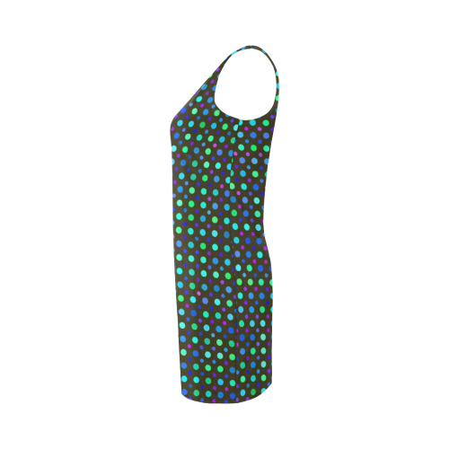 mixed dots 3 Medea Vest Dress (Model D06)