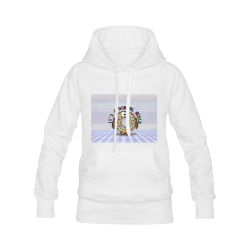 it's a donowl world-sprinkles Women's Classic Hoodies (Model H07)