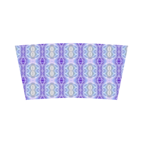 Light Blue Purple White Girly Pattern Bandeau Top