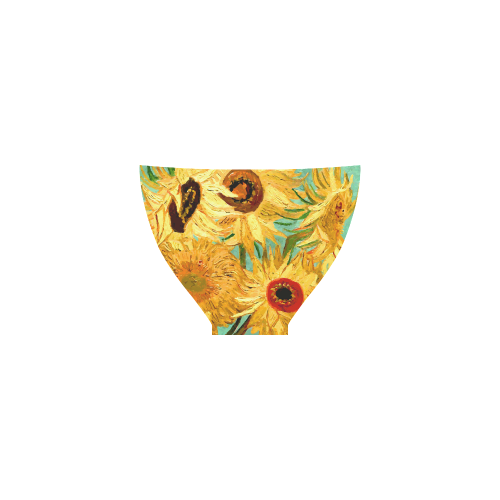 Van Gogh Sunflowers Floral Custom Bikini Swimsuit