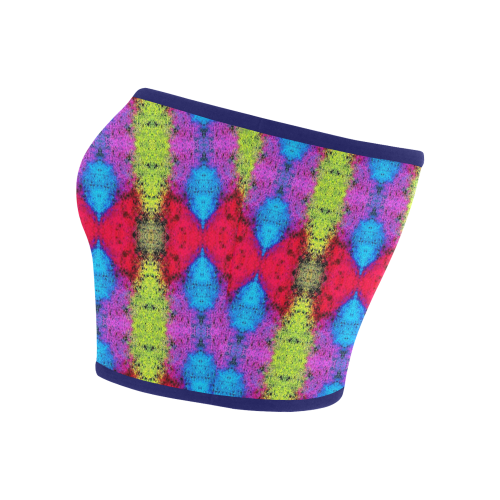 Colorful Painting Goa Pattern Bandeau Top