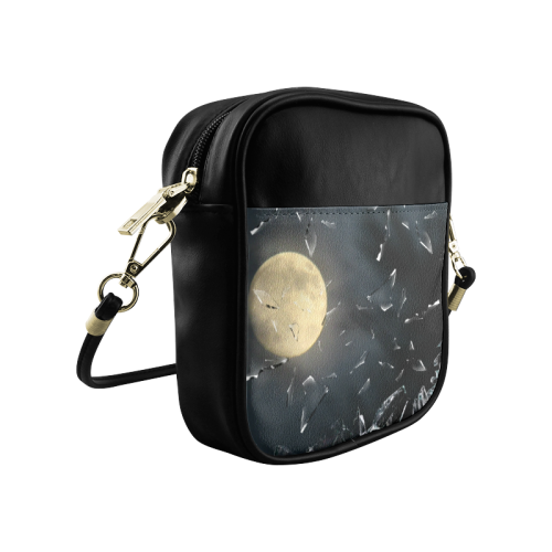 Shattered Moon by Martina Webster Sling Bag (Model 1627)