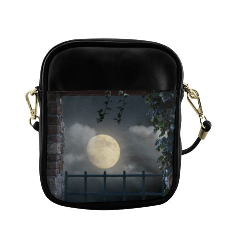 moon window by Martina Webster Sling Bag (Model 1627)