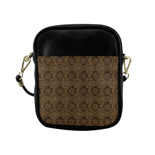 Leather-Look Ornament Sling Bag (Model 1627)