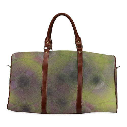 Abstract Circles Waterproof Travel Bag/Large (Model 1639)