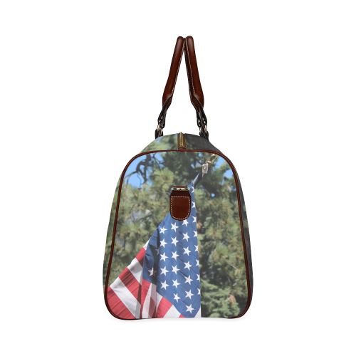 Forest Flag by Martina Webster Waterproof Travel Bag/Small (Model 1639)