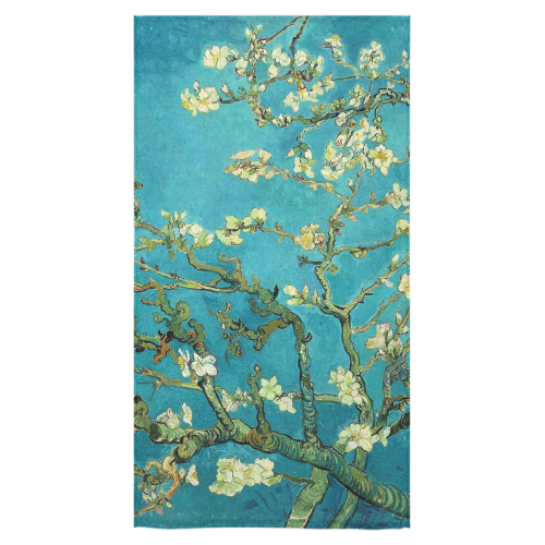 Vincent Van Gogh Blossoming Almond Tree Floral Art Bath Towel 30"x56"