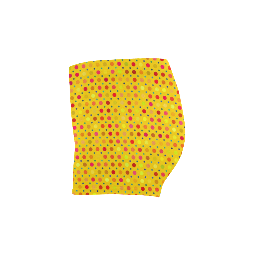 mixed dots 1 Briseis Skinny Shorts (Model L04)