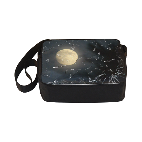 Shattered Moon by Martina Webster Classic Cross-body Nylon Bags (Model 1632)
