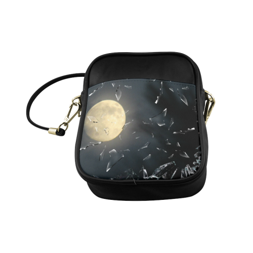 Shattered Moon by Martina Webster Sling Bag (Model 1627)