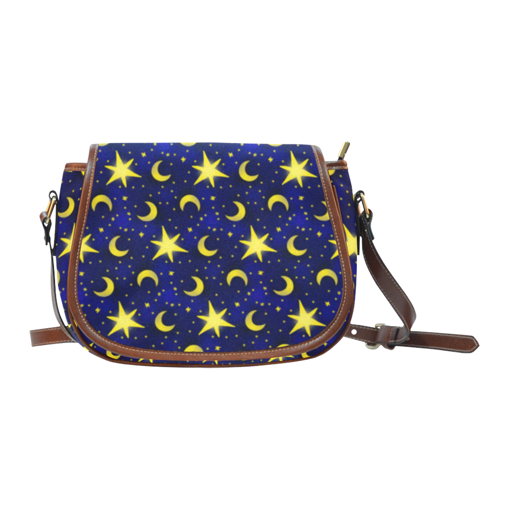 Stars N Moons Saddle Bag/Small (Model 1649) Full Customization