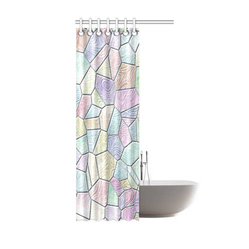 Mosaic Lora,soft candy Shower Curtain 36"x72"