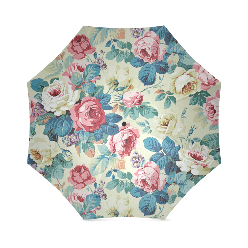 Flowers Foldable Umbrella (Model U01)