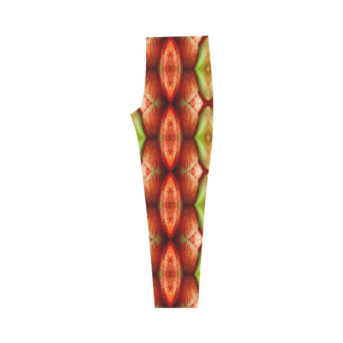 Melons Pattern Abstract Capri Legging (Model L02)
