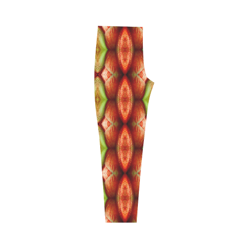 Melons Pattern Abstract Capri Legging (Model L02)