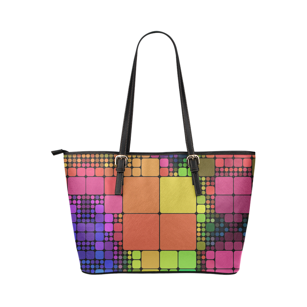 Disco Leather Tote Bag/Large (Model 1651)