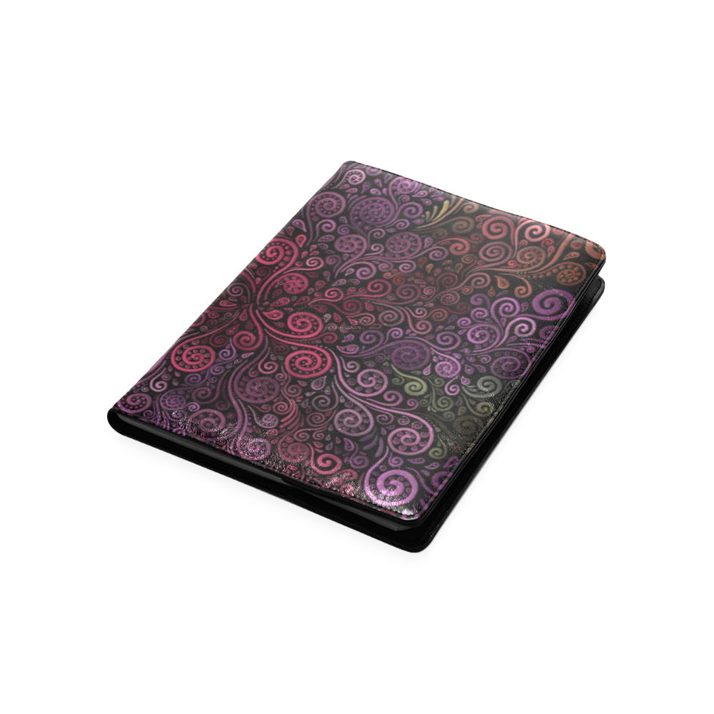 Psychedelic 3D Rose Custom NoteBook B5