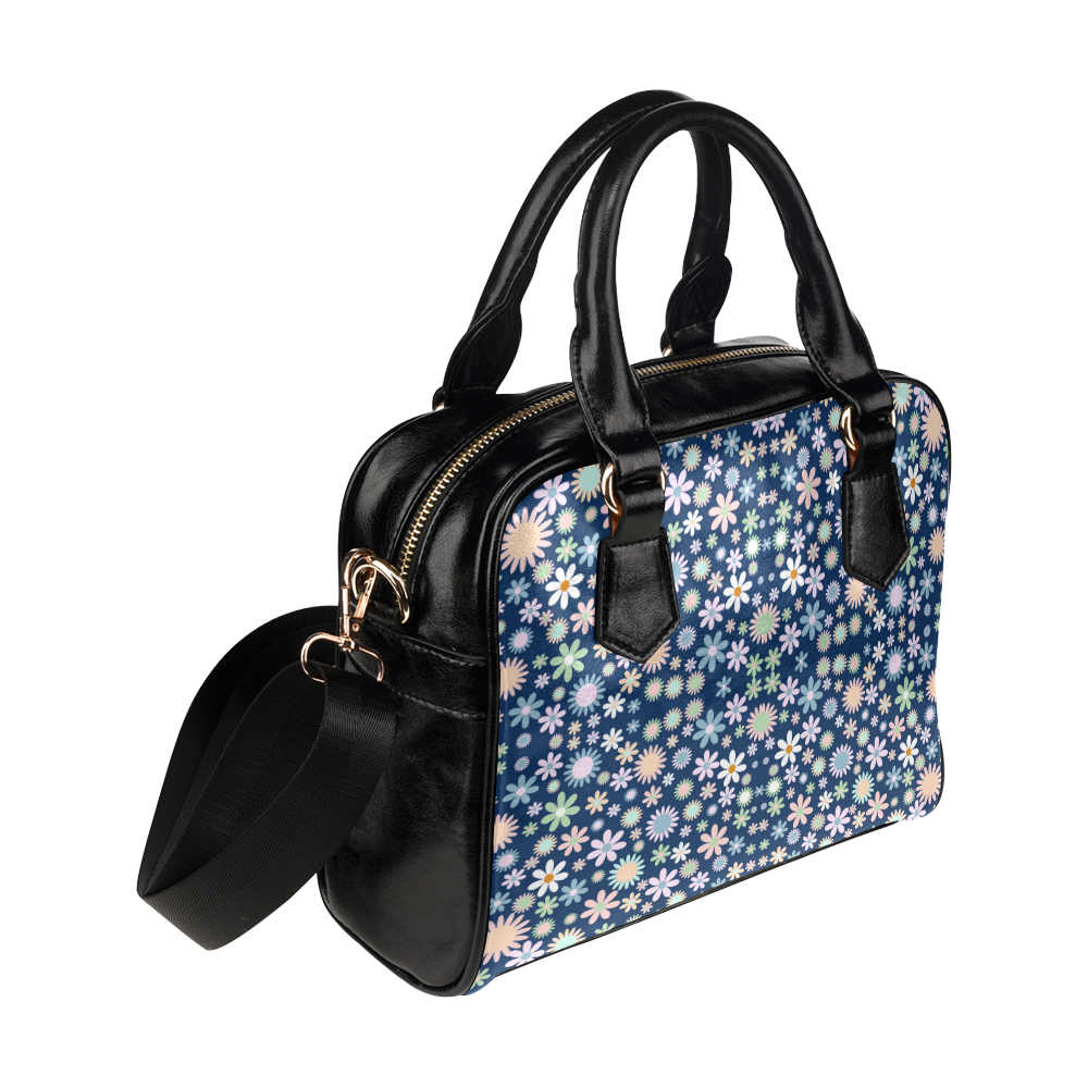 Flowers Shoulder Handbag (Model 1634)