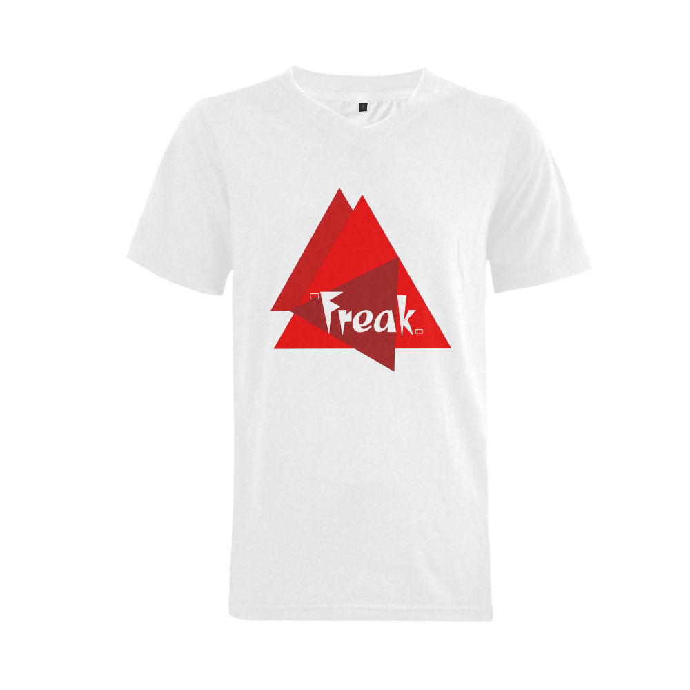 freak Men's V-Neck T-shirt  Big Size(USA Size) (Model T10)