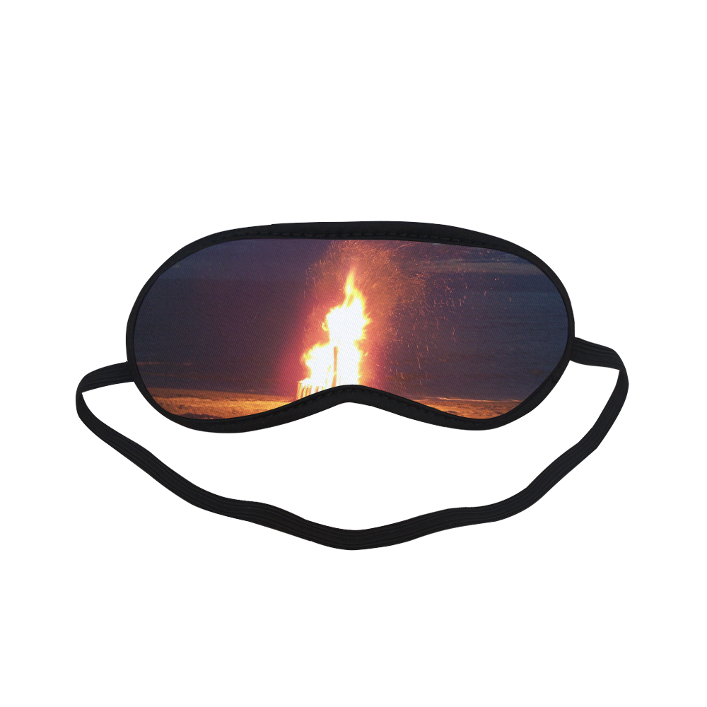 Beach Bonfire Blazing Sleeping Mask