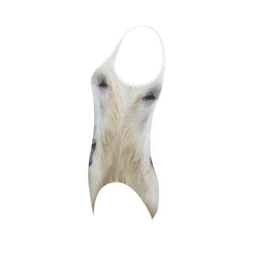 Cute  Zoo Polar Bear Vest One Piece Swimsuit (Model S04)