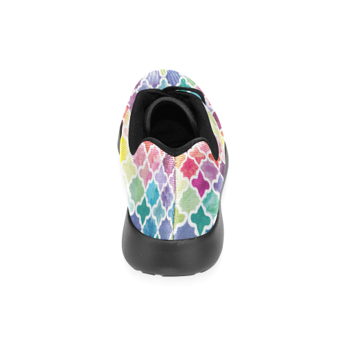 watercolor pattern Women’s Running Shoes (Model 020)