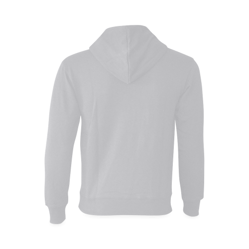 Catholic Holy Communion: Divine Mercy - Silver Gray Oceanus Hoodie Sweatshirt (Model H03)